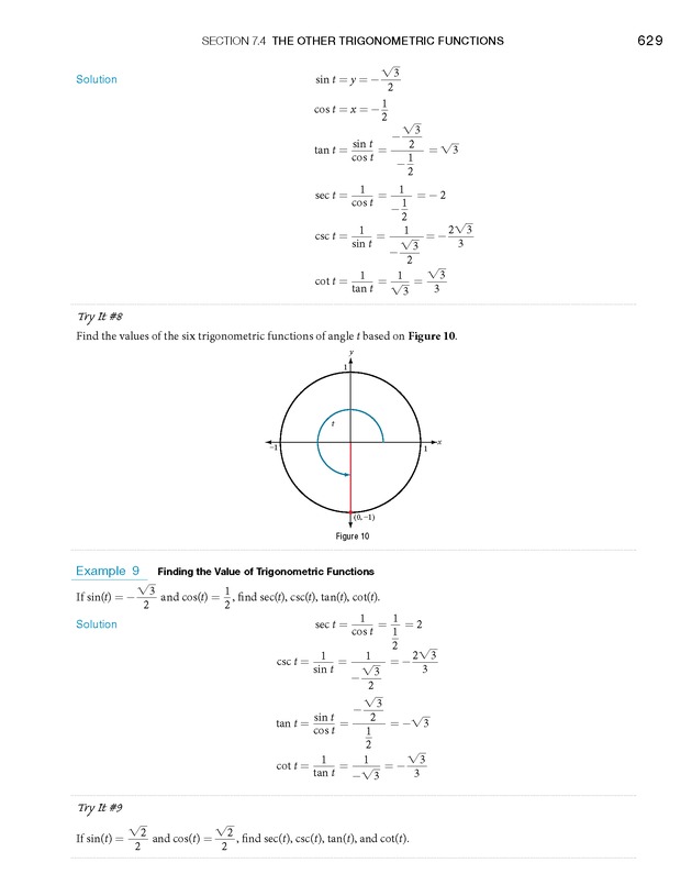 Algebra and Trigonometry - Front Matter 647